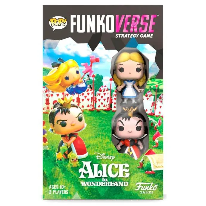 POP Funkoverse English board game Disney Alice in Wonderland 2pcs product photo