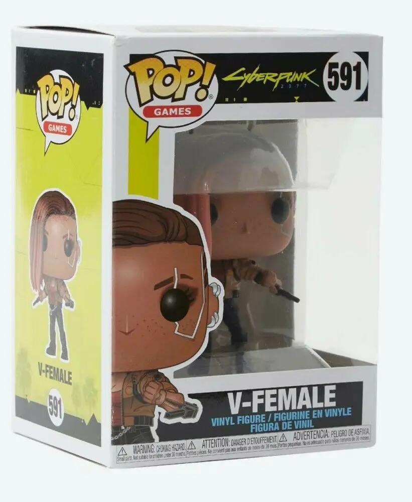 Cyberpunk 2077 POP! Games Vinyl Figure V-Female 9 cm product photo