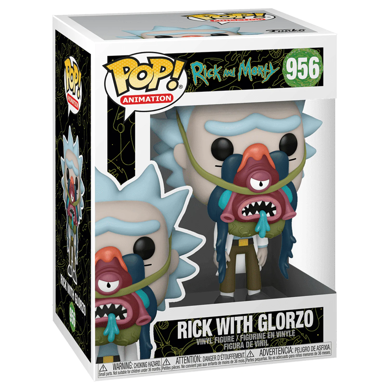 Rick & Morty Funko POP! Animation Vinyl Figure Rick w/ Glorzo product photo