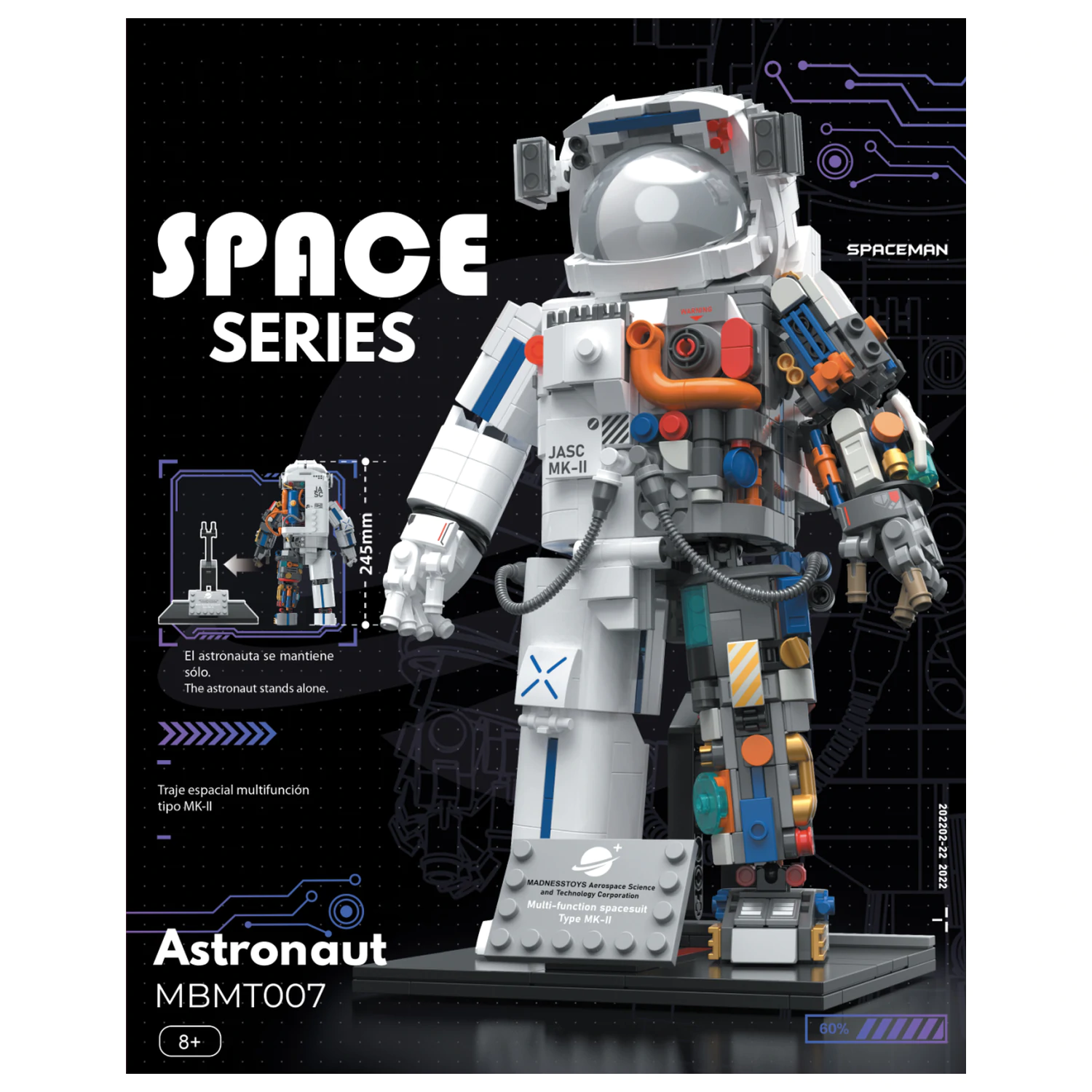 POP SERIES Construction Kit Astronaut 900 pcs product photo