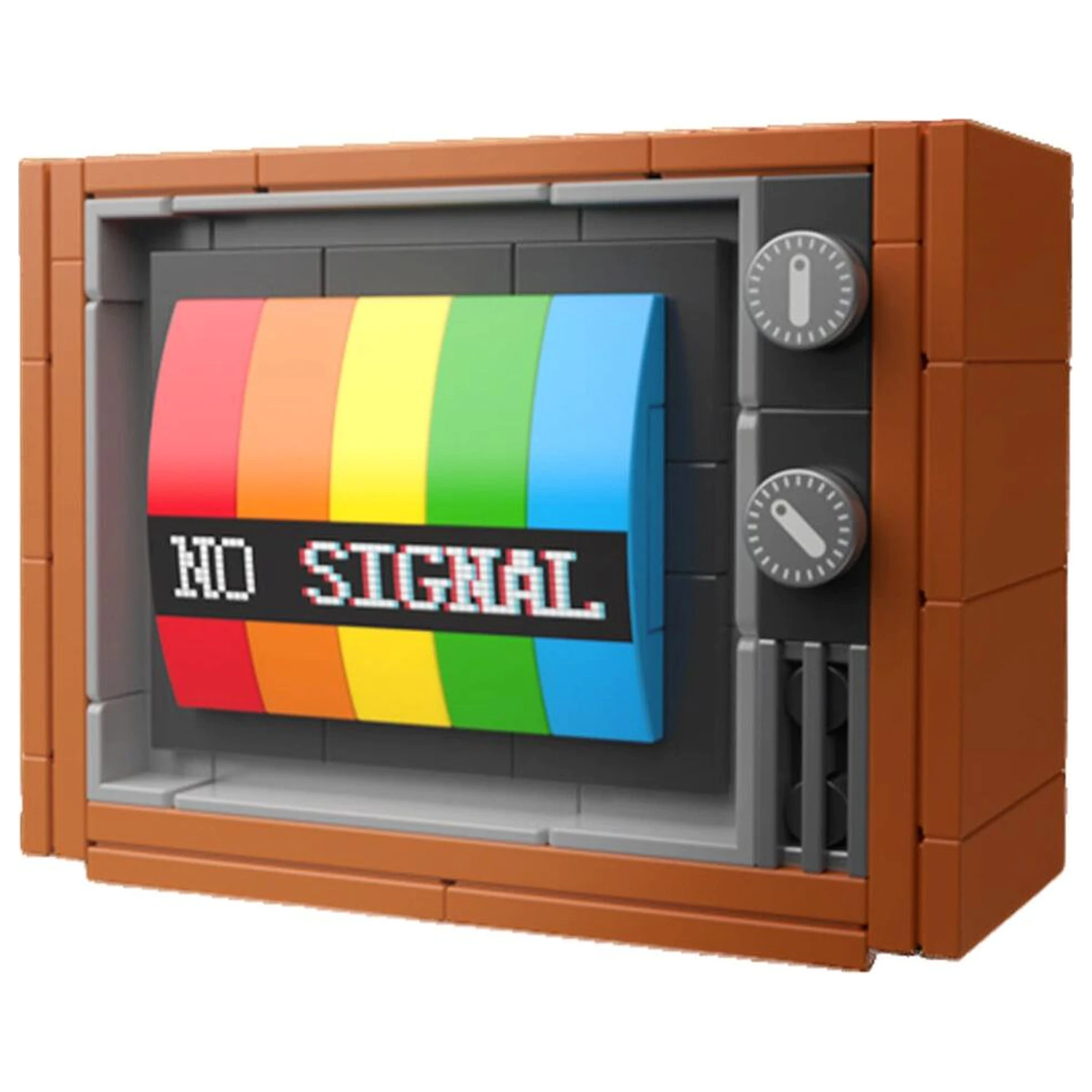POP Series Construction Kit 1970 Colour Television 132pc product photo