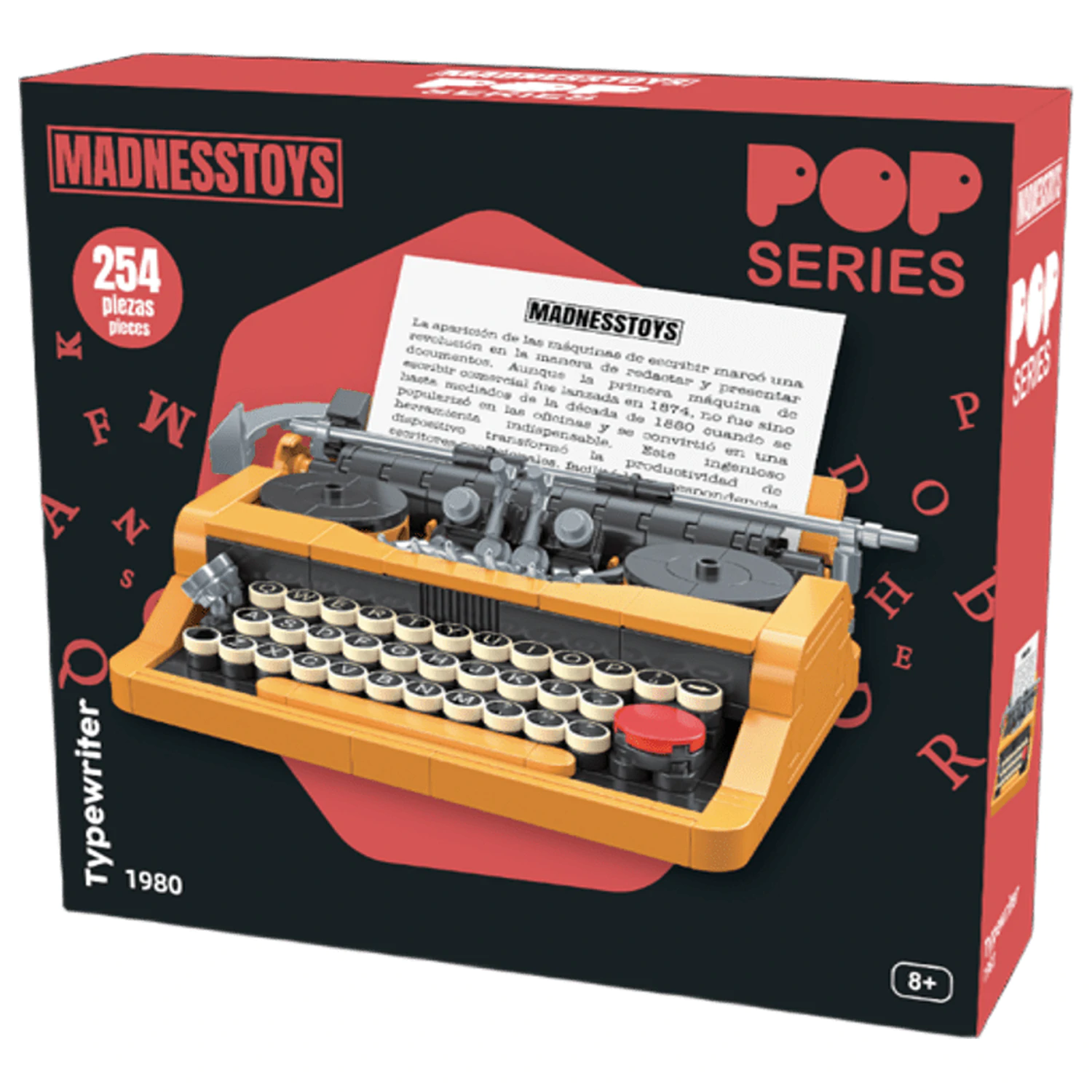 POP Series Construction Kit 1980 Typewriter 254pc product photo
