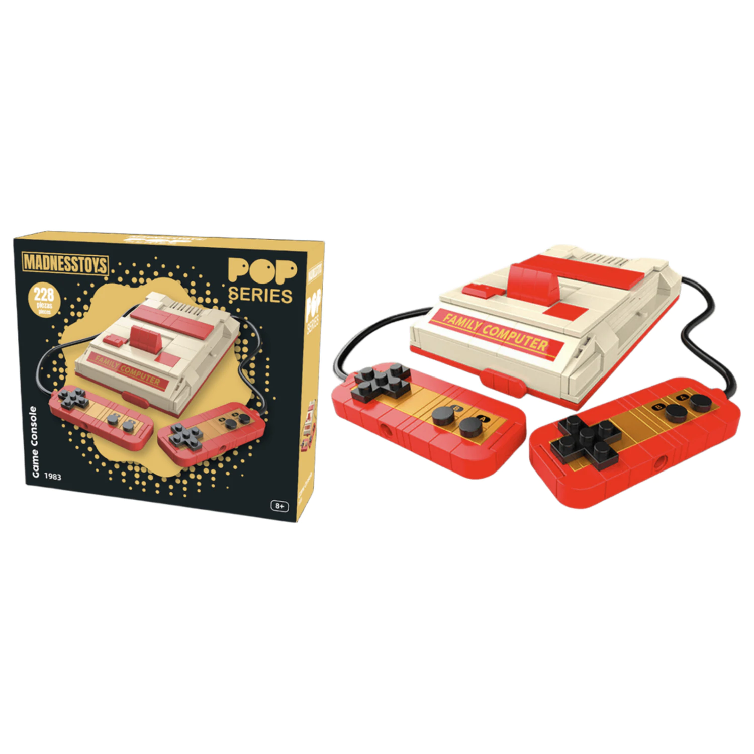 POP Series Construction Kit 1983 Video Game Console 228pc product photo