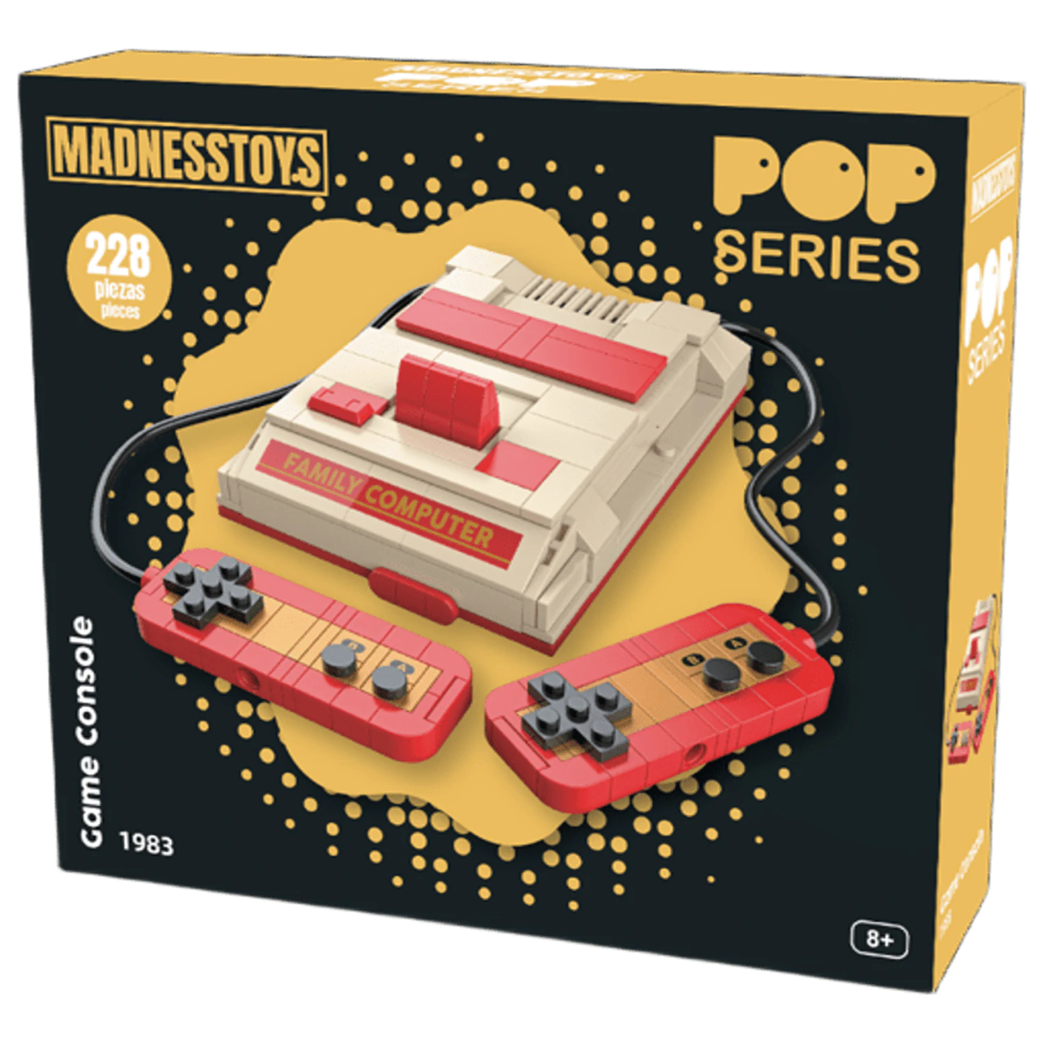 POP Series Construction Kit 1983 Video Game Console 228pc product photo