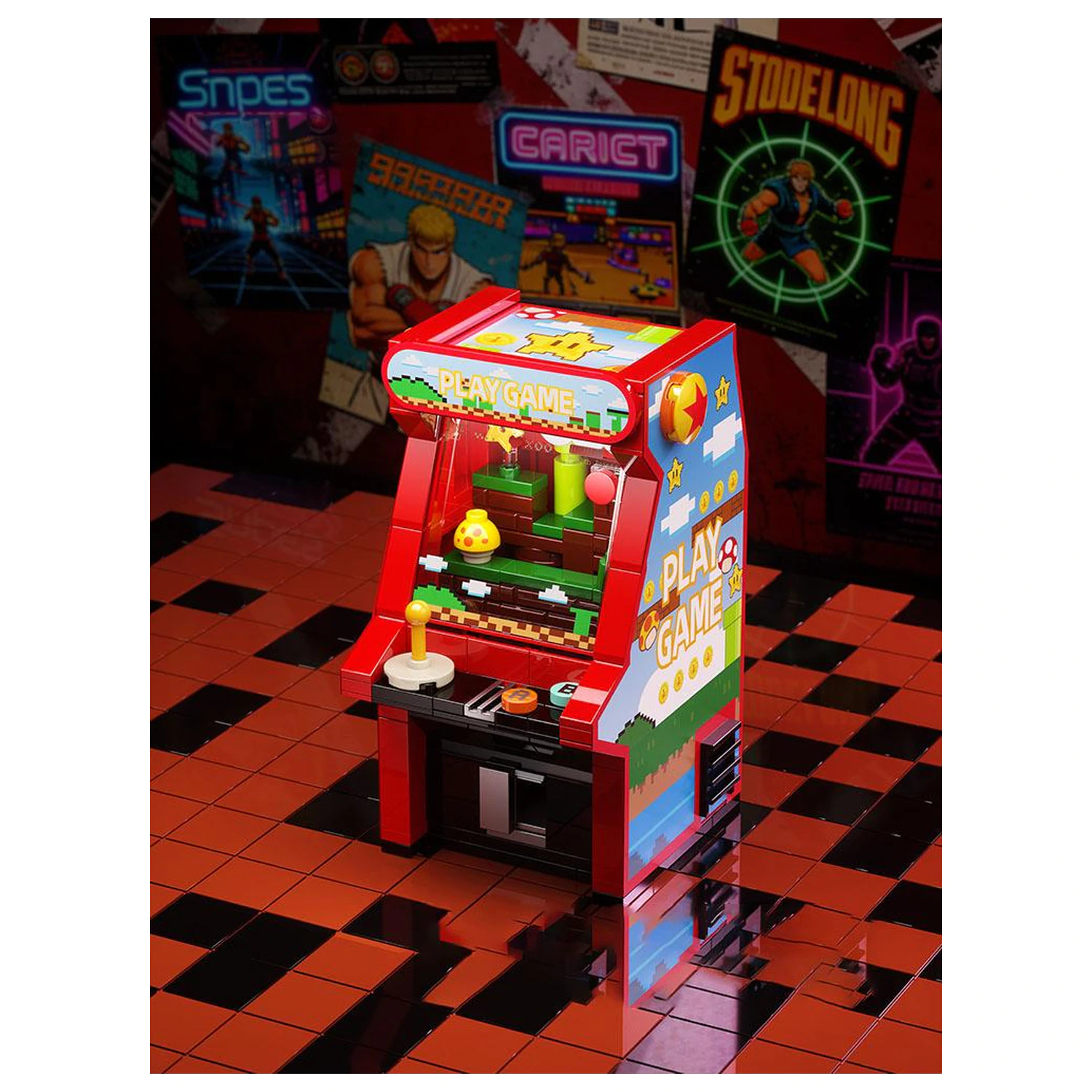 POP Series Construction Kit Arcade Machine 210 pcs product photo