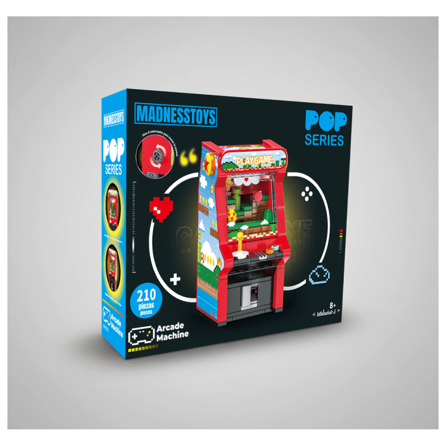 POP Series Construction Kit Arcade Machine 210 pcs product photo
