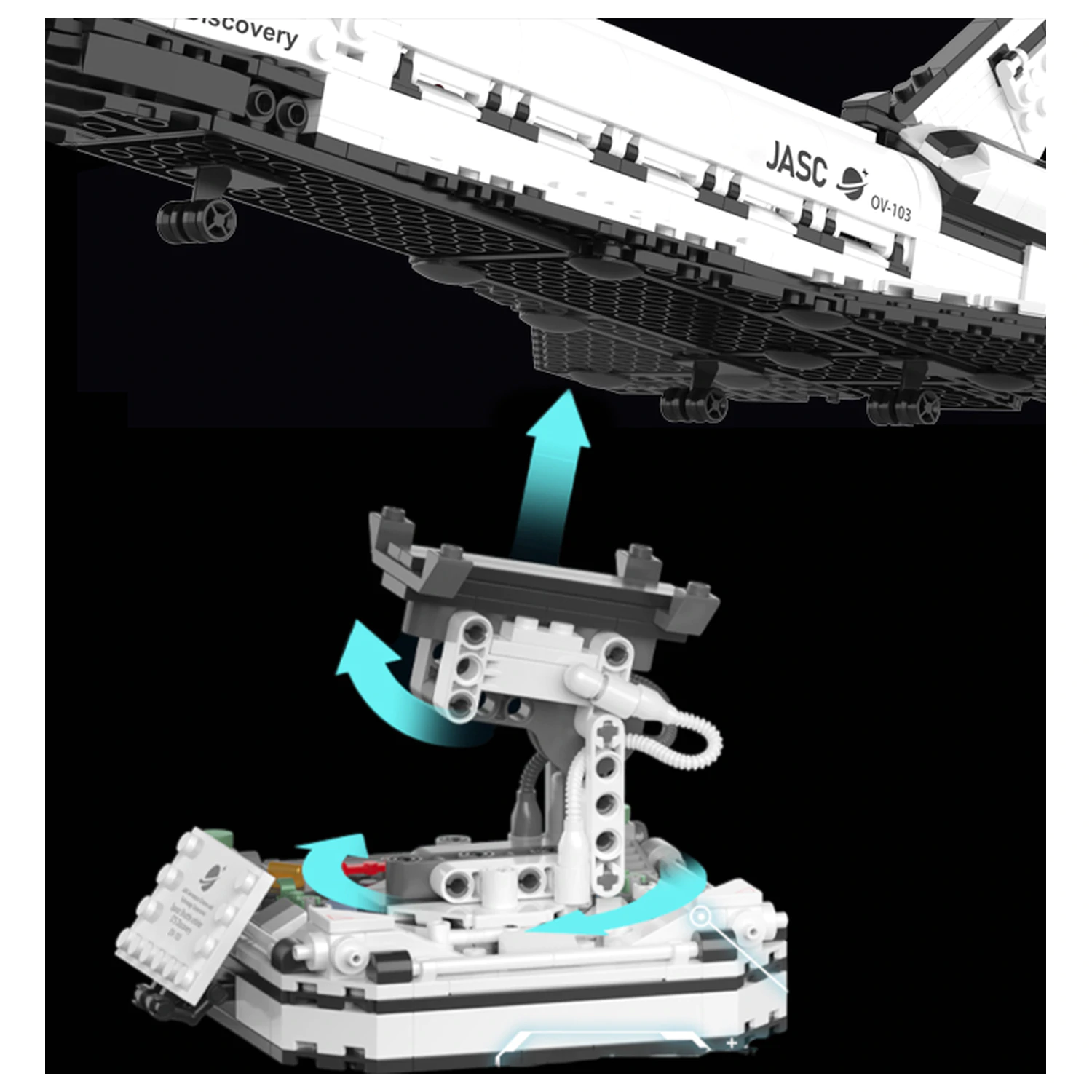 POP SERIES Construction Kit Space Shuttle 950 pcs product photo