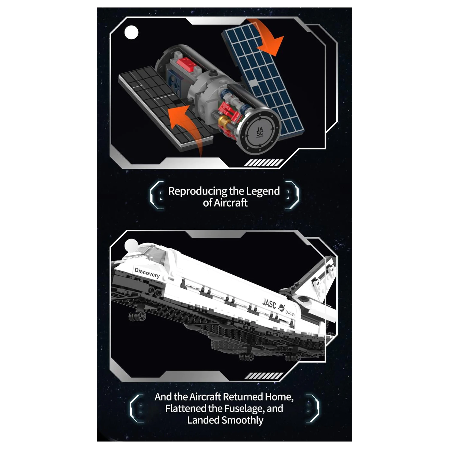 POP SERIES Construction Kit Space Shuttle 950 pcs product photo