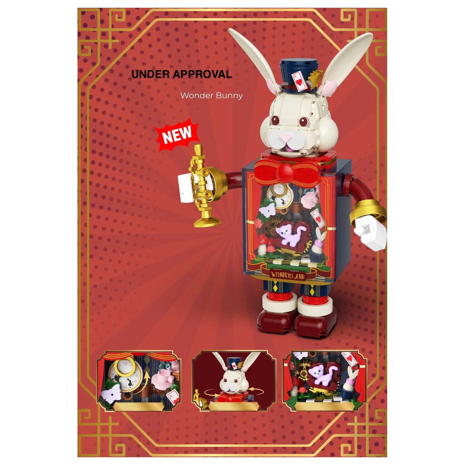 POP Series Construction Kit Wonder Bunny 500pcs product photo