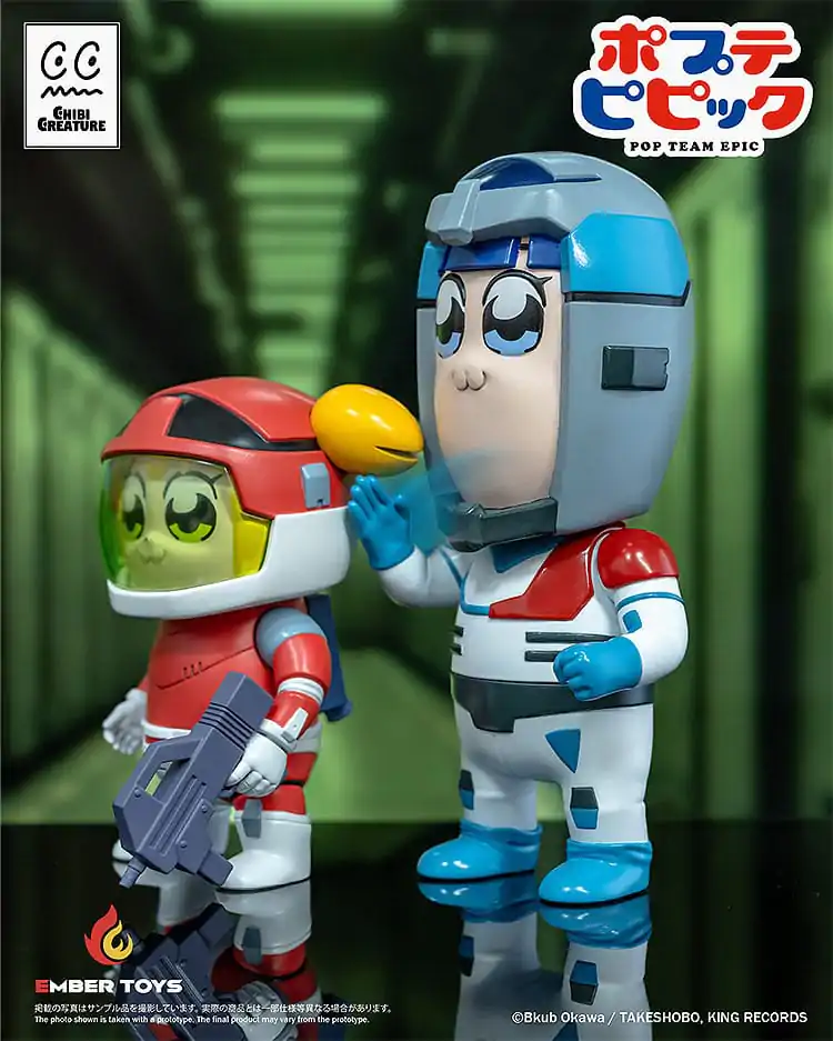 Pop Team Epic Vinyl Figures 2-Pack Chibi Creature Popuko & Pipimi Spacesuit Ver. product photo