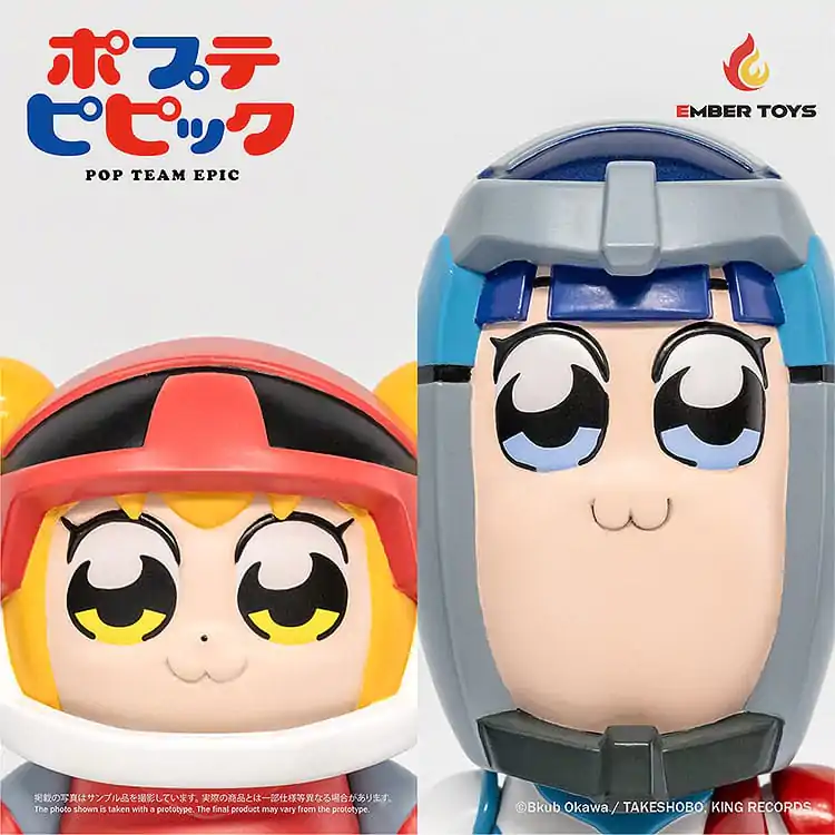 Pop Team Epic Vinyl Figures 2-Pack Chibi Creature Popuko & Pipimi Spacesuit Ver. product photo