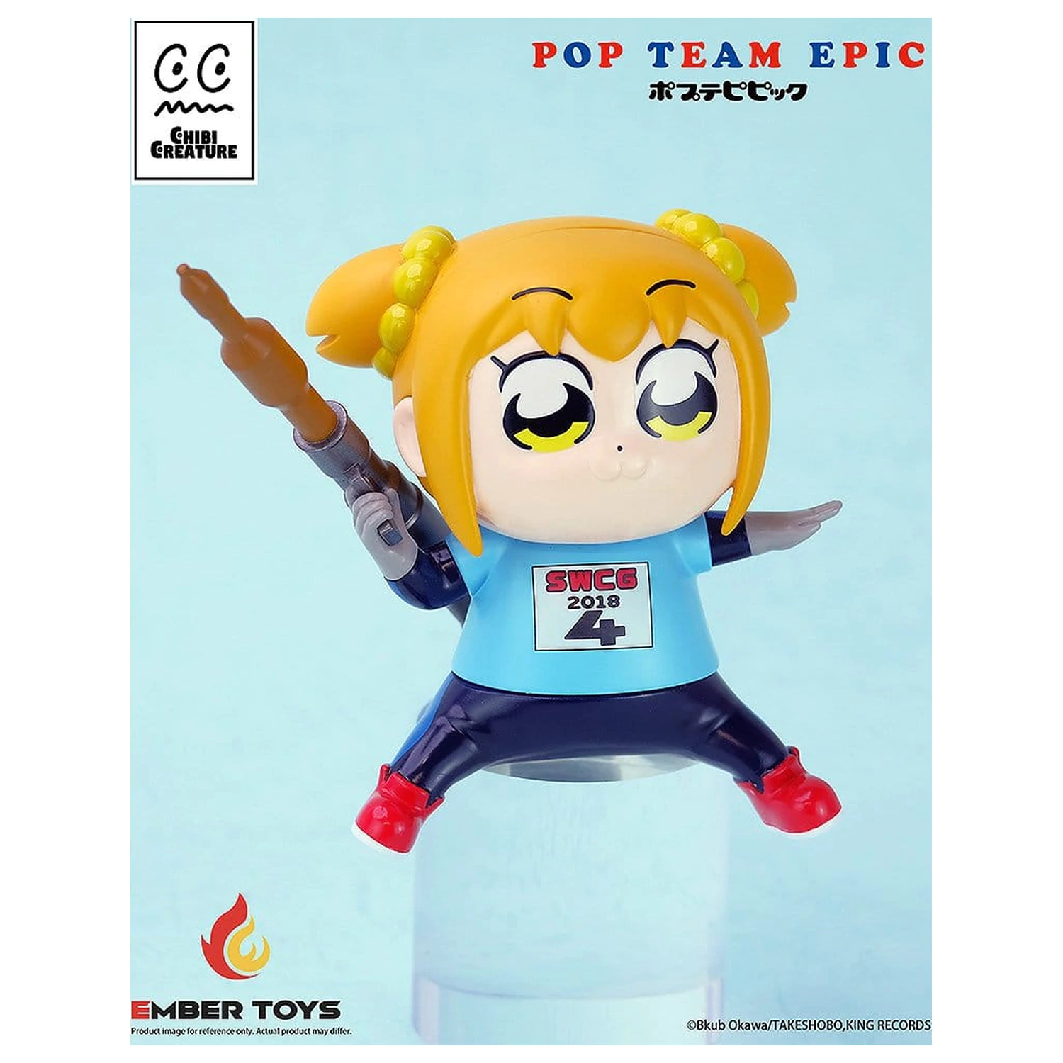 Pop Team Epic Chibi Creature Vinyl Figures 2-Pack POPUKO & PIPIMI: Skeleton Competition Ver. product photo