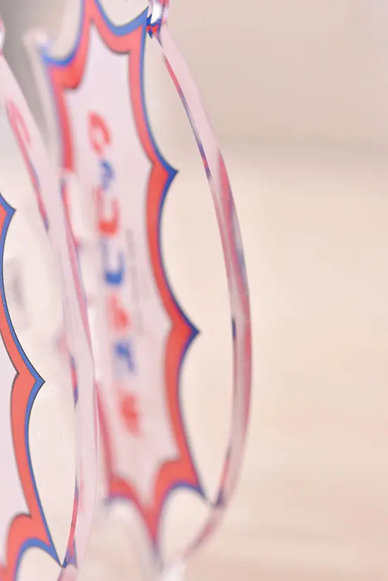 Pop Team Epic GoodSmile Moment Rocking Acrylic Stand Popuko &amp; Rabbit 10 cm product photo