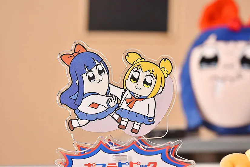 Pop Team Epic GoodSmile Moment Rocking Acrylic Stand Popuko &amp; Pipmi 12 cm product photo