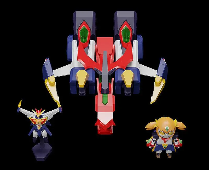 Pop Team Epic Season 2 Moderoid Plastic Model Kit Biggus McHugeGuy Combination Great Bari Bari Team Epic 17 cm product photo