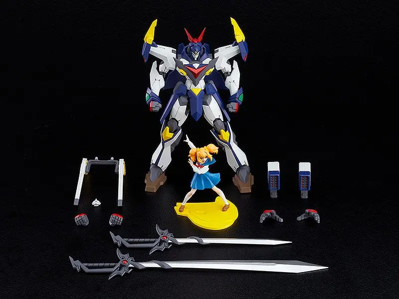 Pop Team Epic Season 2 Moderoid Plastic Model Kit Biggus McHugeGuy Combination Great Bari Bari Team Epic 17 cm product photo