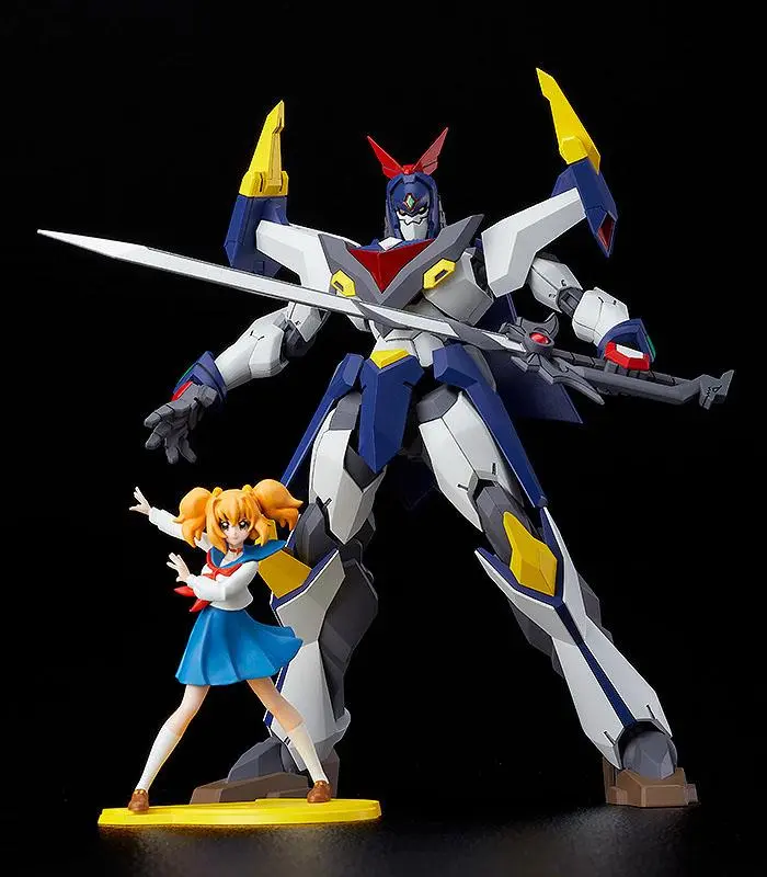 Pop Team Epic Season 2 Moderoid Plastic Model Kit Biggus McHugeGuy Combination Great Bari Bari Team Epic 17 cm product photo