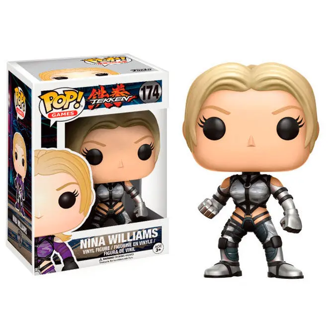 POP figure Tekken Nina Williams silver Exclusive product photo