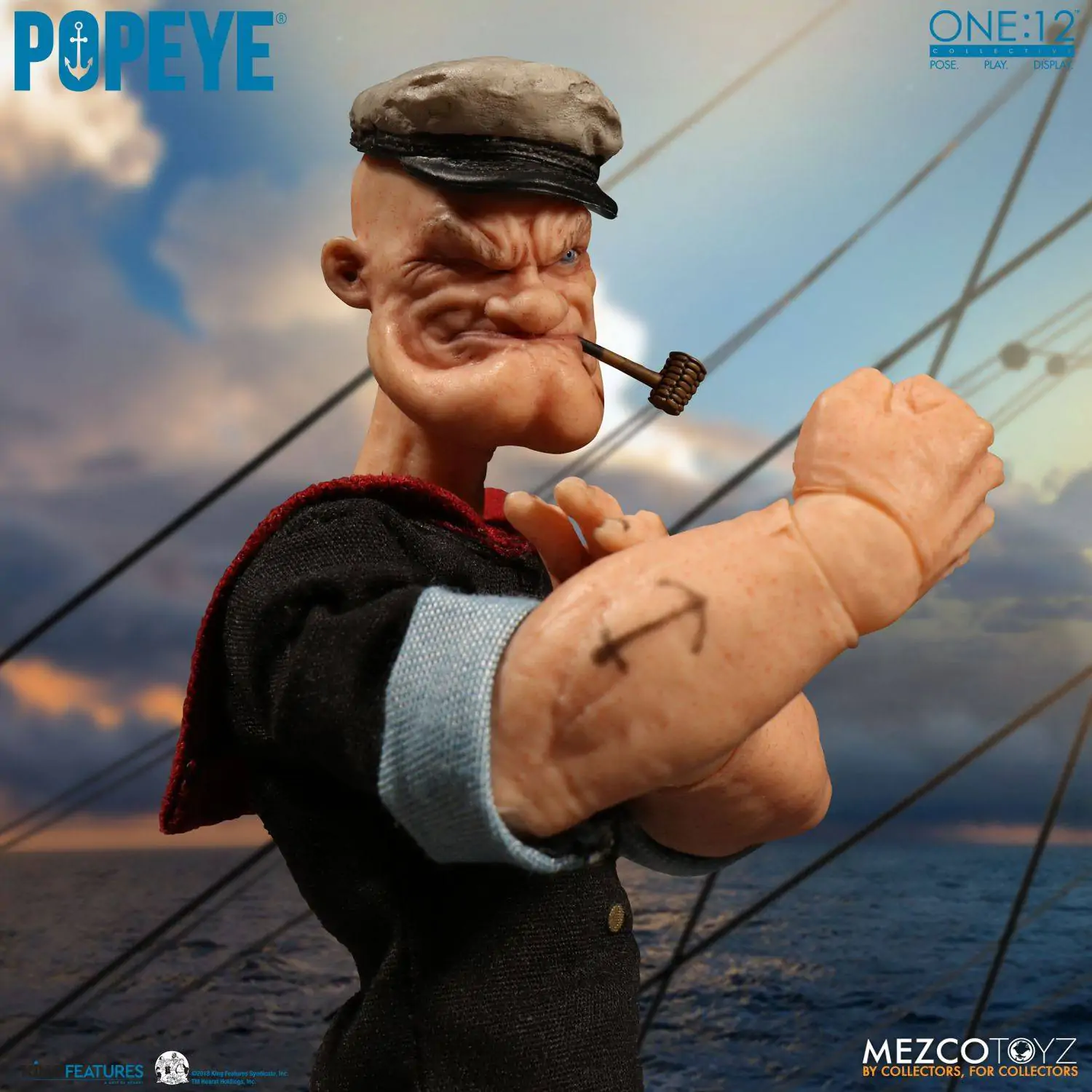 Popeye Action Figure 1/12 Popeye 14 cm termékfotó