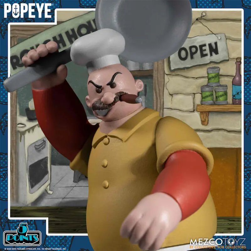 Popeye 5 Points Action Figures Deluxe Box Set 9 cm product photo