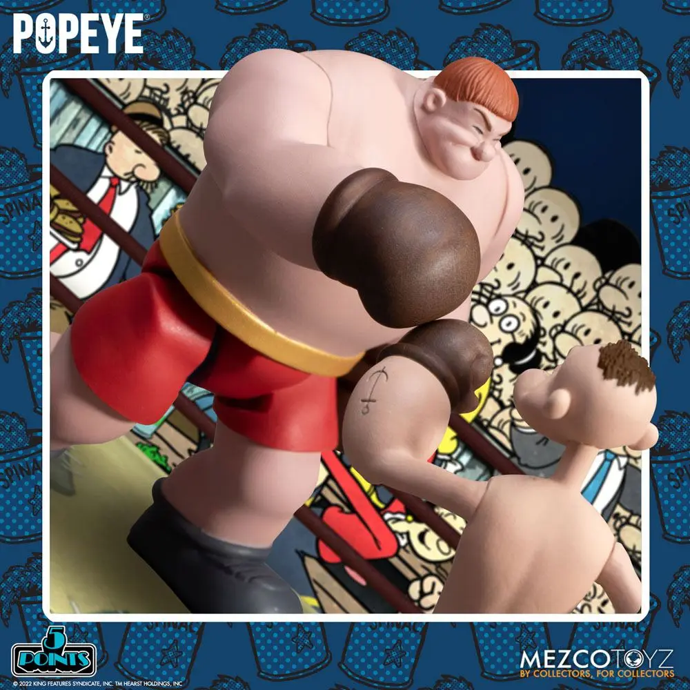 Popeye 5 Points Deluxe Figure Set Popeye & Oxheart 9 cm termékfotó