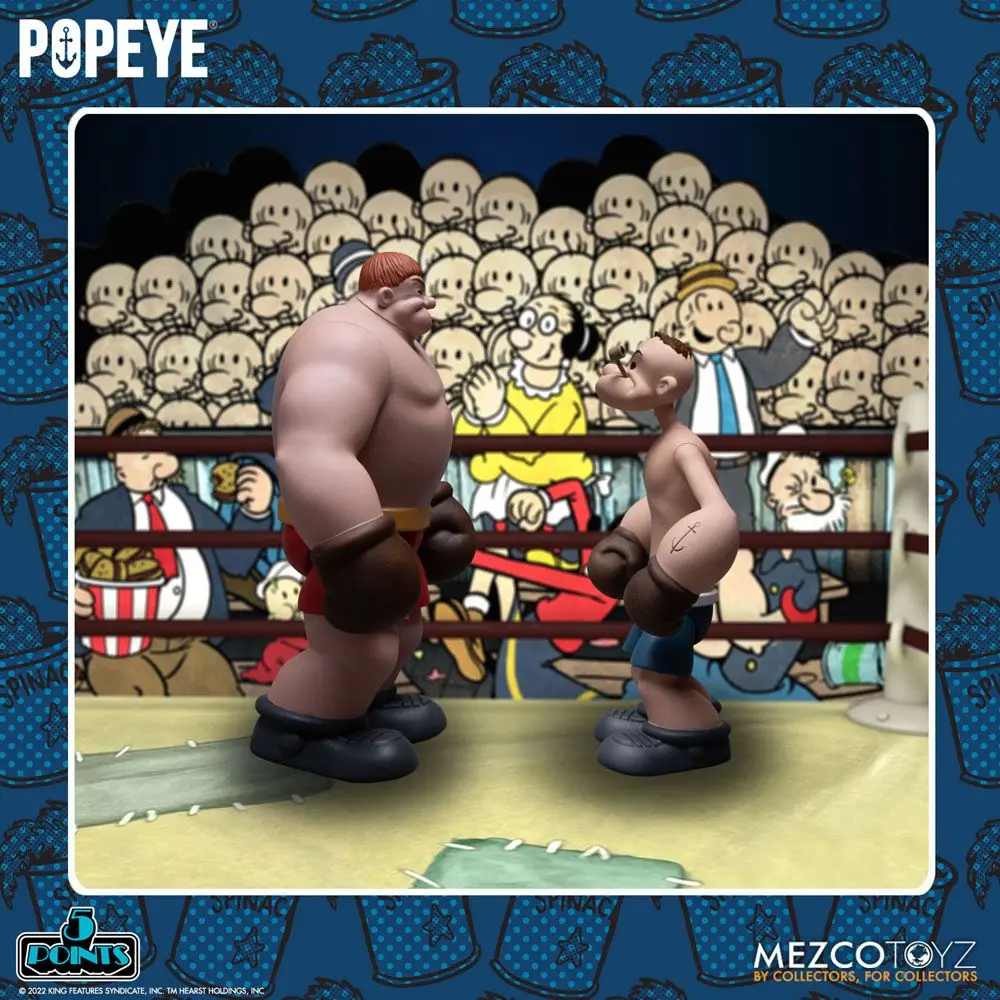 Popeye 5 Points Deluxe Figure Set Popeye & Oxheart 9 cm termékfotó