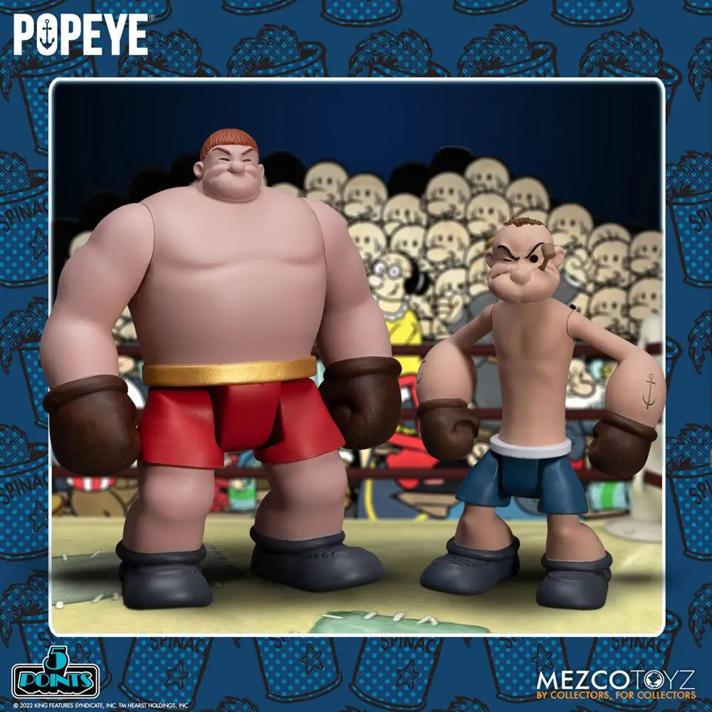 Popeye 5 Points Deluxe Figure Set Popeye & Oxheart 9 cm termékfotó