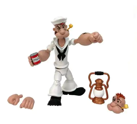 Popeye Action Figure Wave 02 Popeye White Sailor Suit termékfotó