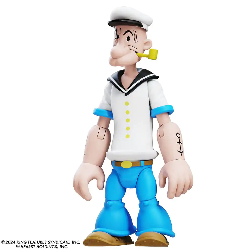 Popeye Action Figure Wave 03 Popeye 1st Appearance White Shirt termékfotó