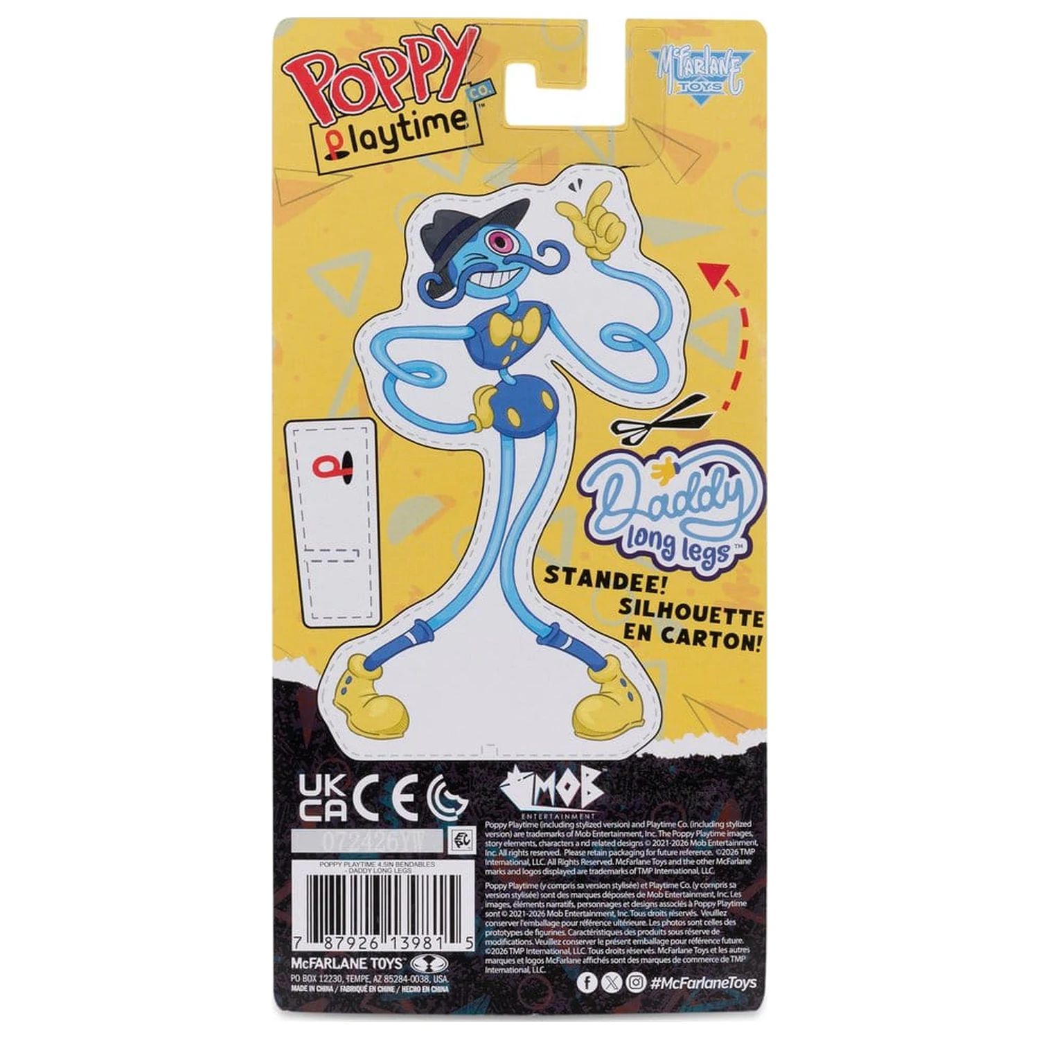 Poppy Playtime Bendables Action Figure Daddy Long Legs 11 cm product photo