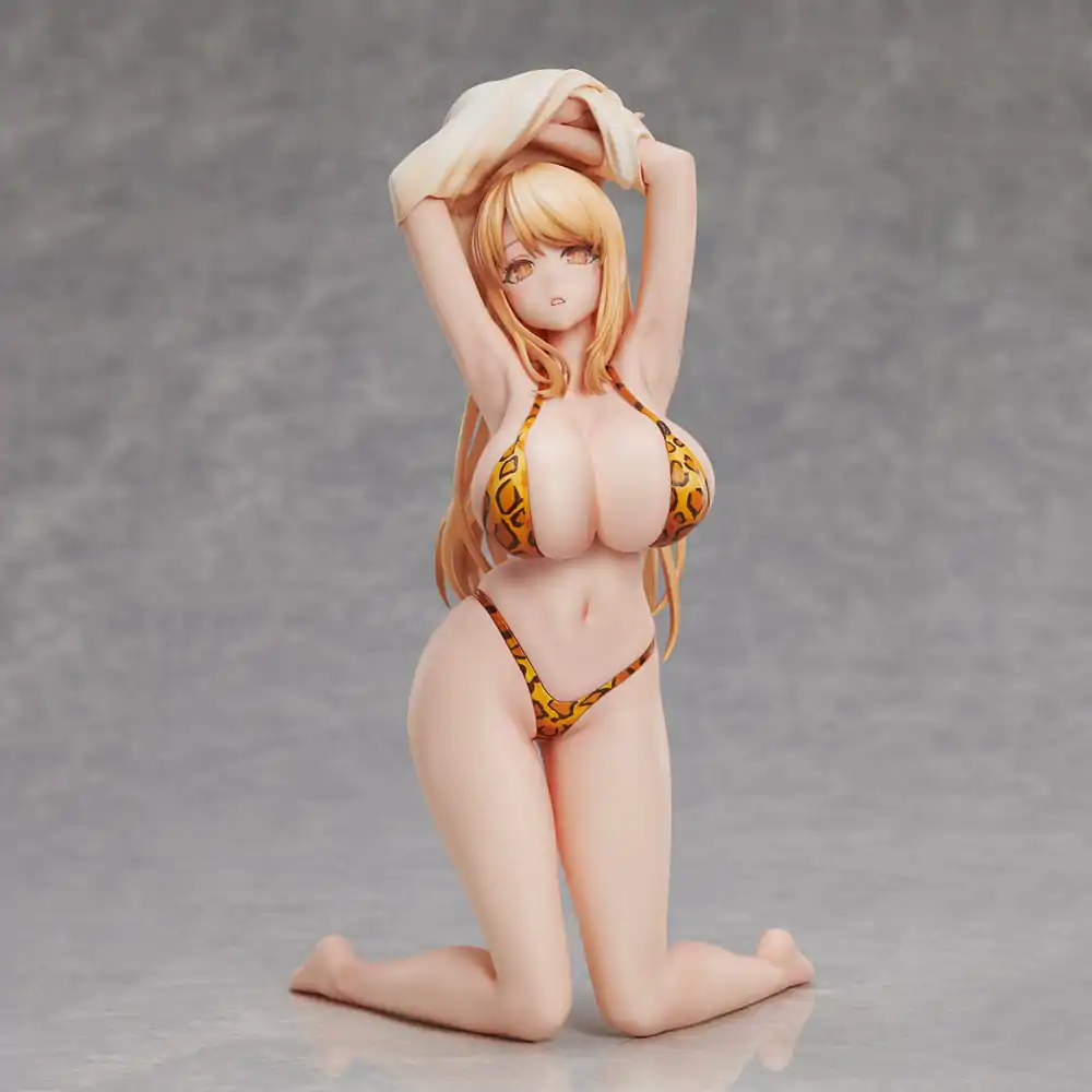 POPQN Illustration PVC Statue Leopard print Swimsuit 21 cm product photo