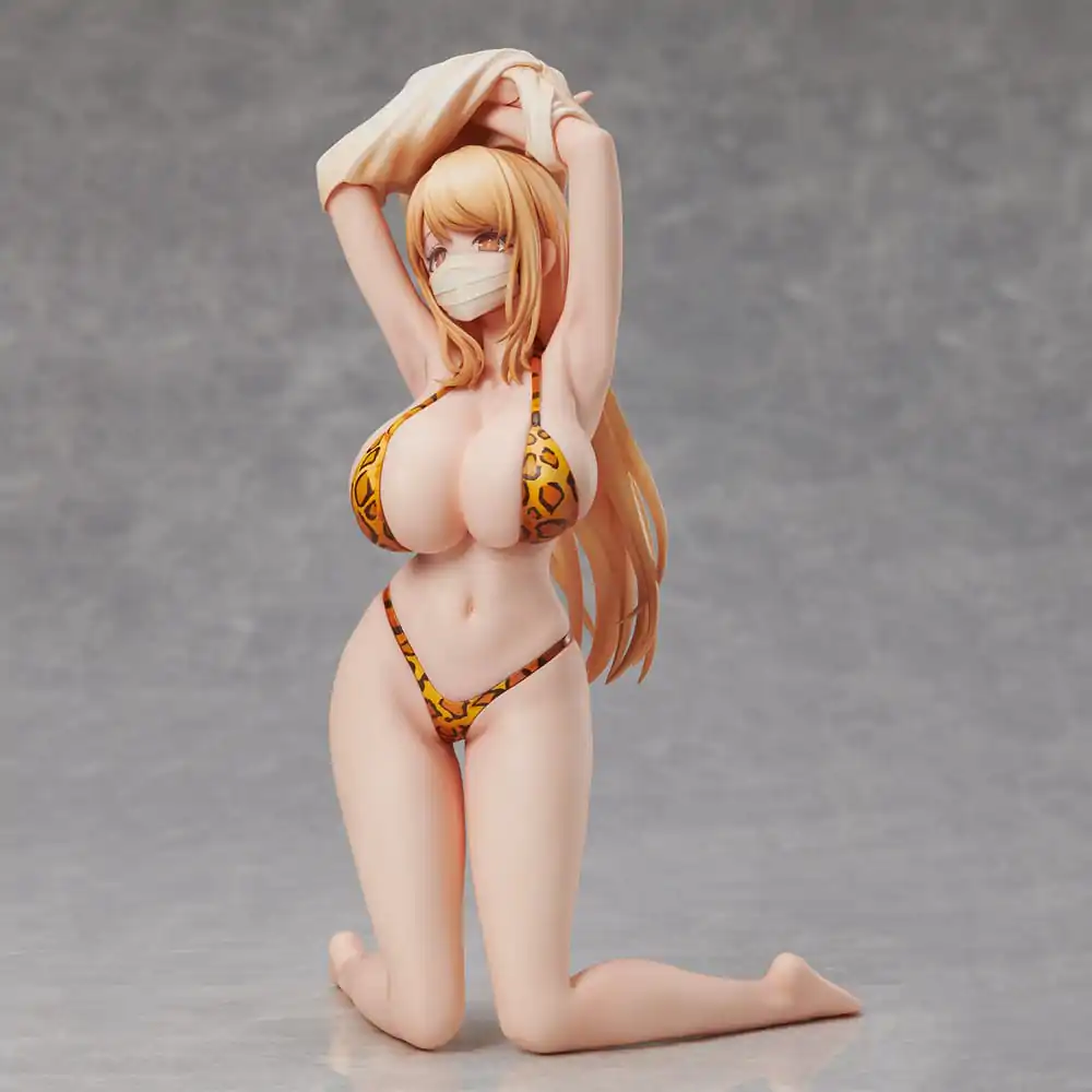 POPQN Illustration PVC Statue Leopard print Swimsuit 21 cm product photo