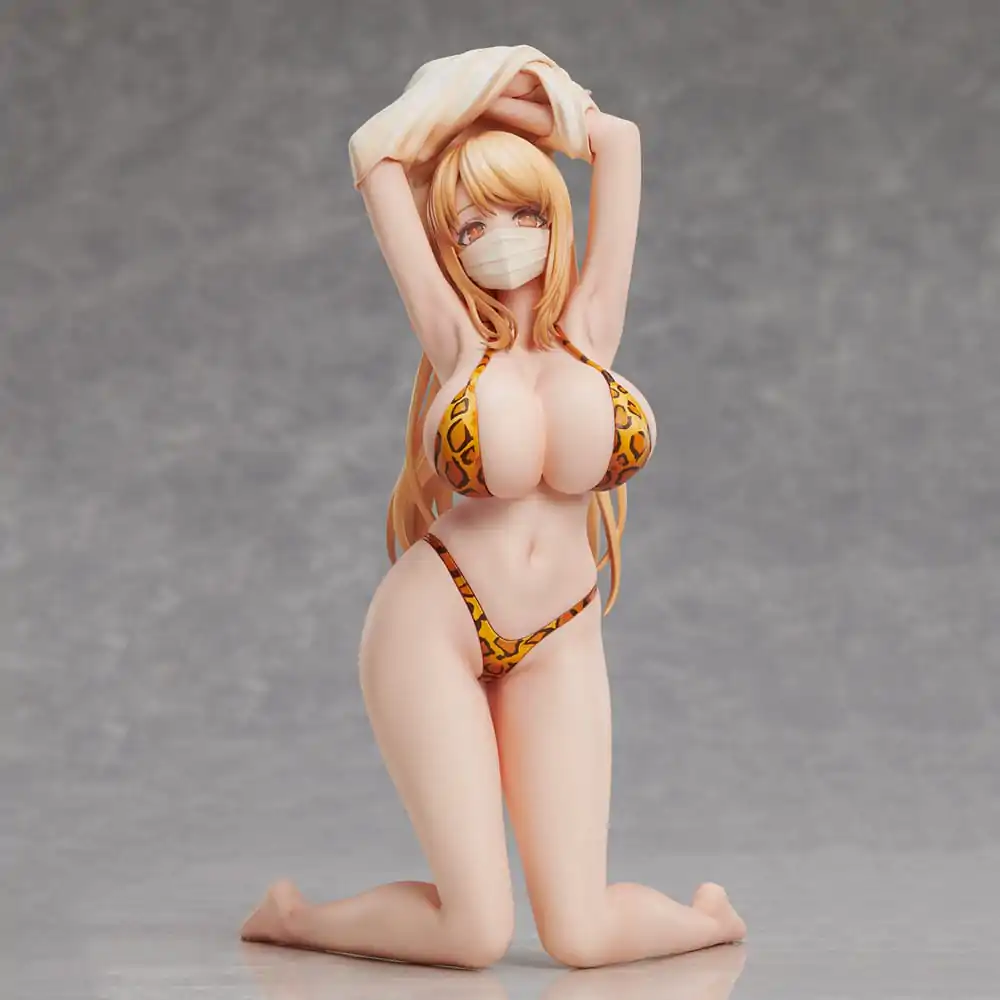 POPQN Illustration PVC Statue Leopard print Swimsuit 21 cm product photo