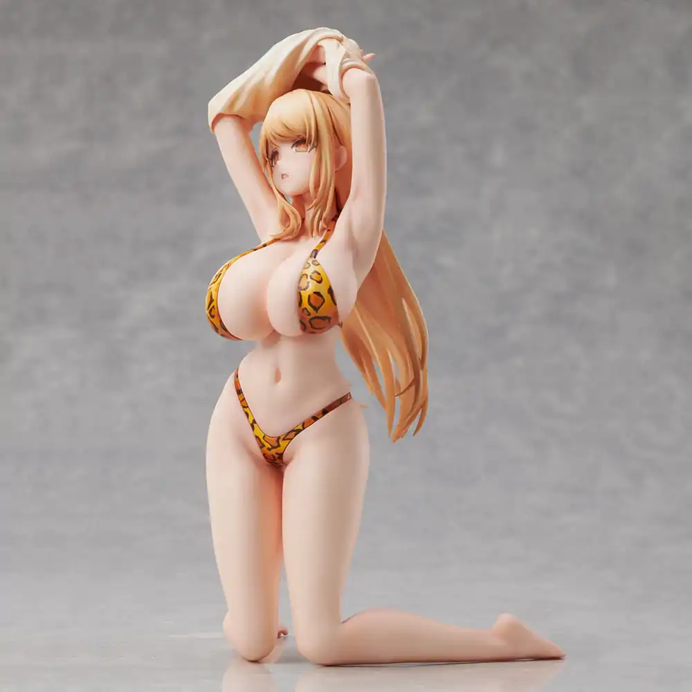 POPQN Illustration PVC Statue Leopard print Swimsuit 21 cm product photo