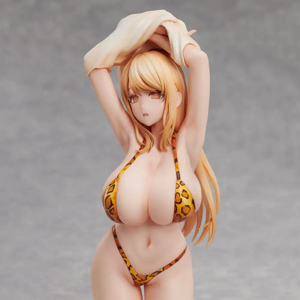 POPQN Illustration PVC Statue Leopard print Swimsuit 21 cm product photo