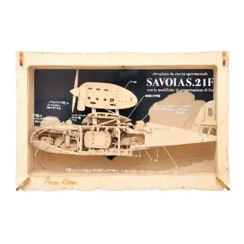 Porco Rosso Paper Model Kit Paper Theater Wood Style Savoia product photo