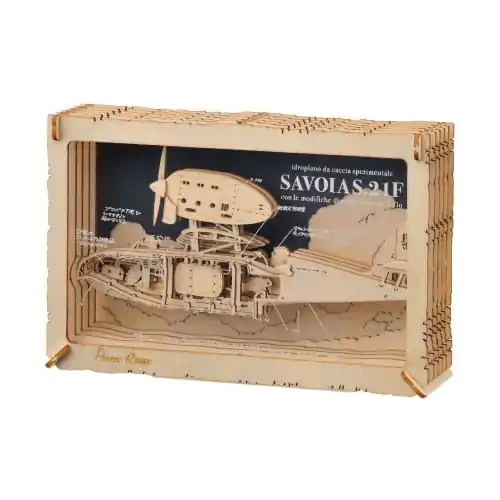 Porco Rosso Paper Model Kit Paper Theater Wood Style Savoia product photo