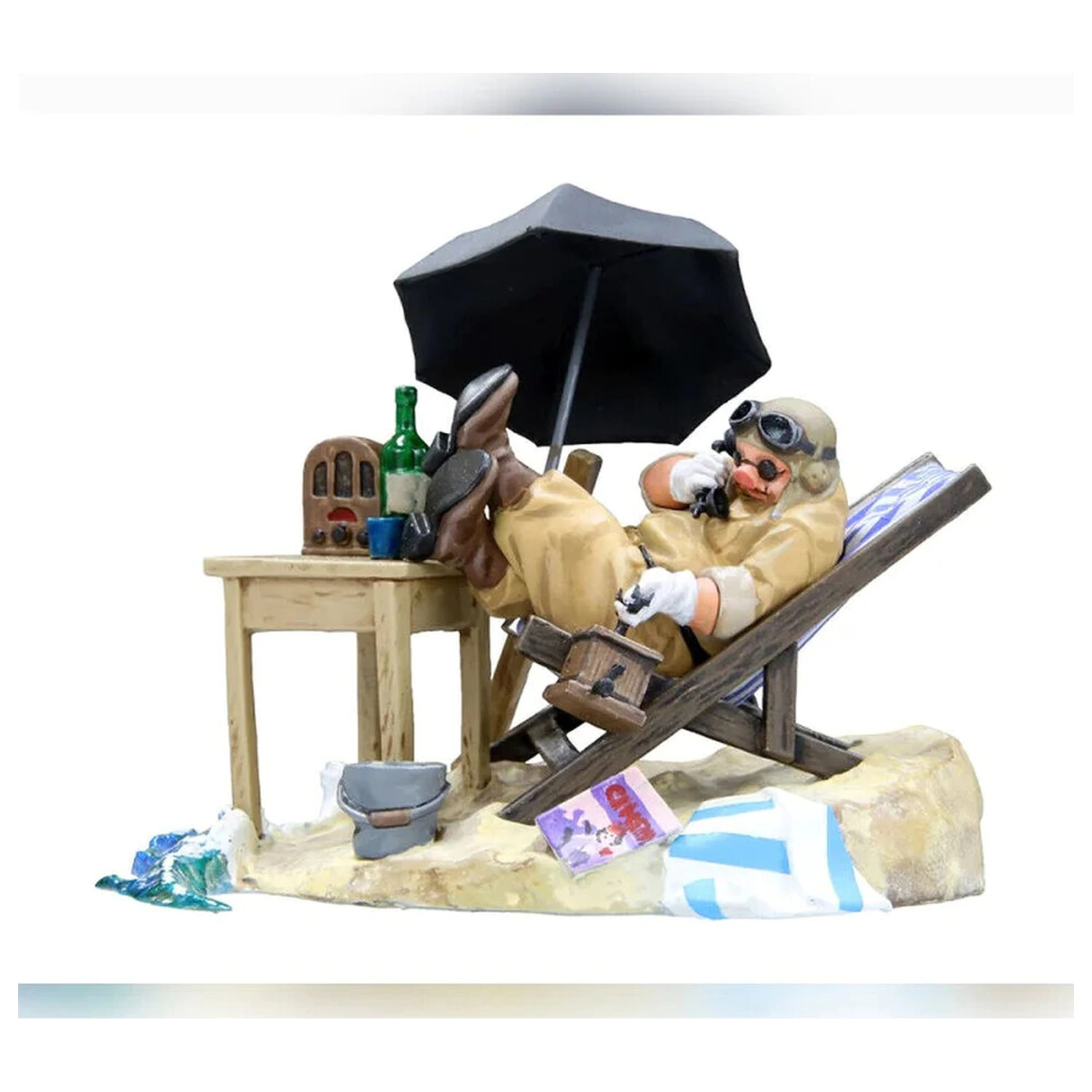 Porco Rosso - Porco in his Hideout model kit product photo