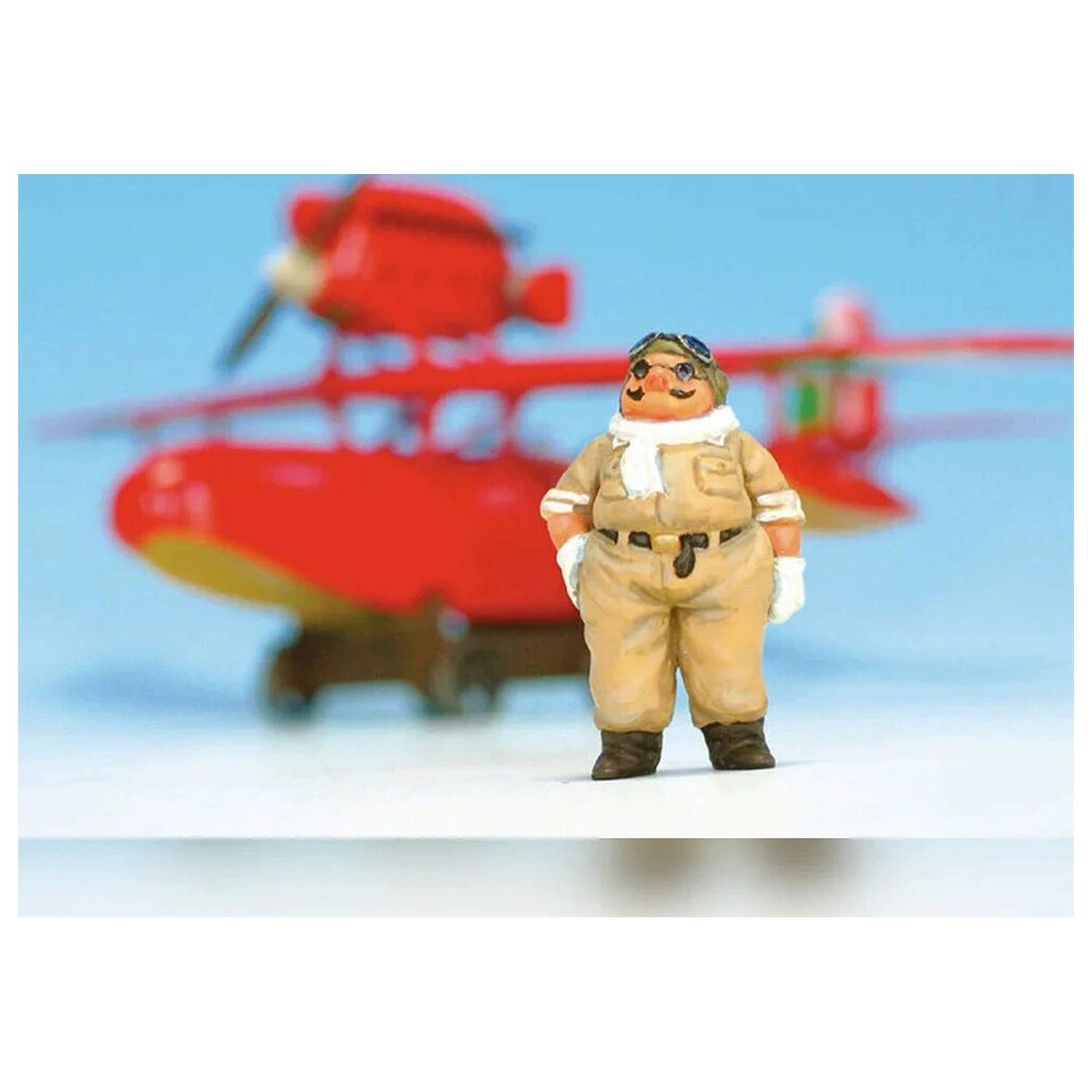 Porco Rosso Savoia S.21 Seaplane model kit + Porco Rosso figure product photo