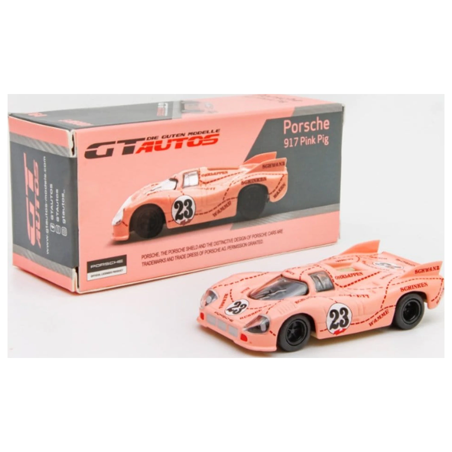 Porsche Diecast 1/64 Model 917/20 Pink Pig 7 cm product photo