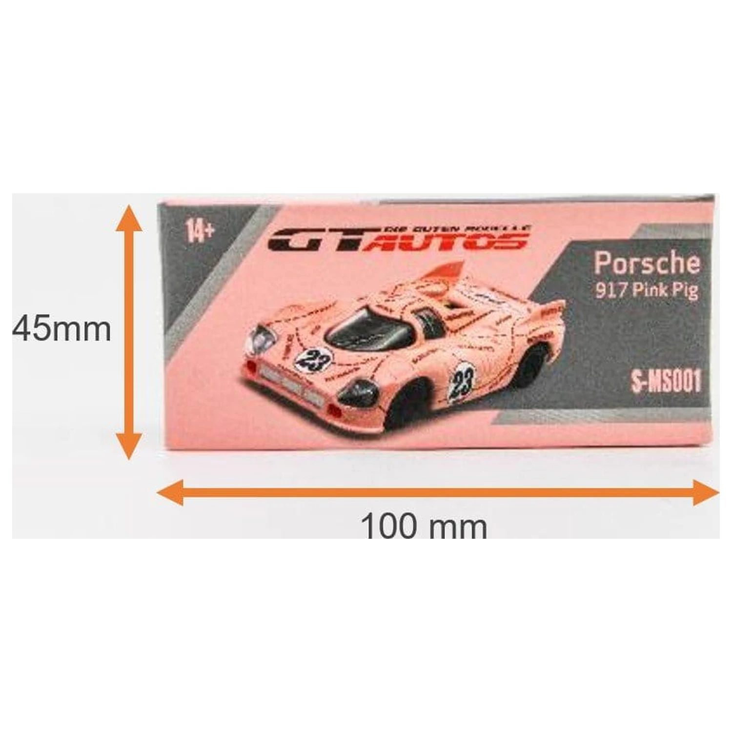 Porsche Diecast 1/64 Model 917/20 Pink Pig 7 cm product photo