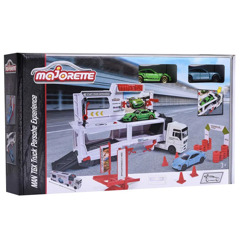 Porsche Experience Truck + 2 metal cars product photo
