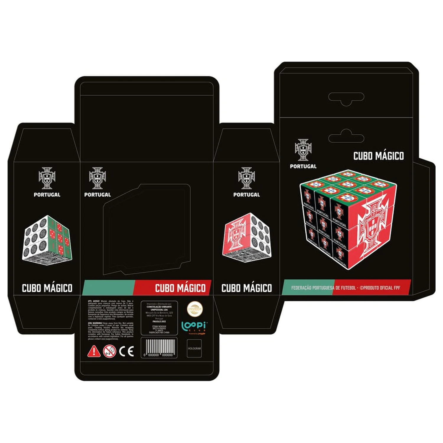 Portugal FPF puzzle cube set 6cm product photo