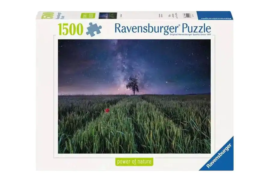 Power of Nature Jigsaw Puzzle Night sky over the cornfield (1500 pieces) product photo