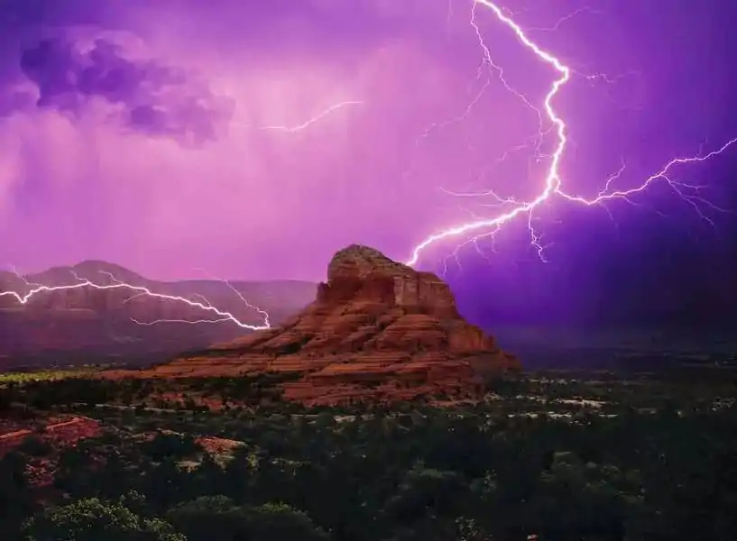 Power of Nature Puzzle Pink Thunderstorm Mood (500 pieces) product photo