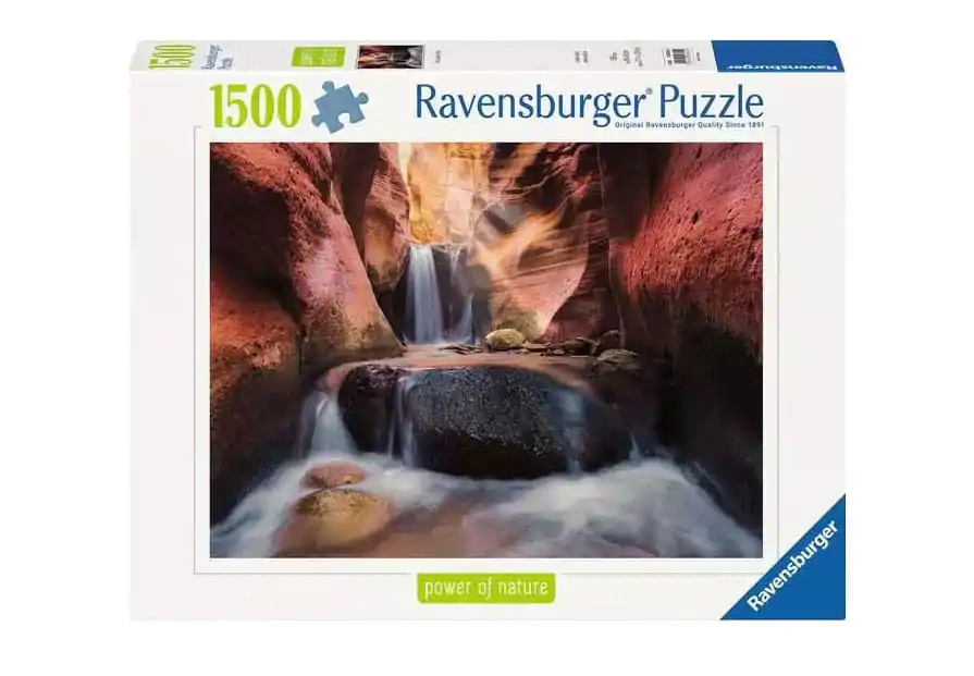 Power of Nature Jigsaw Puzzle The Waterfall in Red Canyon (1500 pieces) product photo