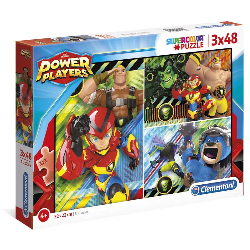 Power Players puzzle 3x48pcs product photo