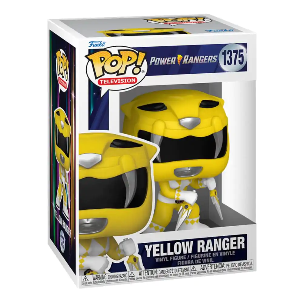 Power Rangers 30th POP! TV Vinyl Figure Yellow Ranger 9 cm product photo