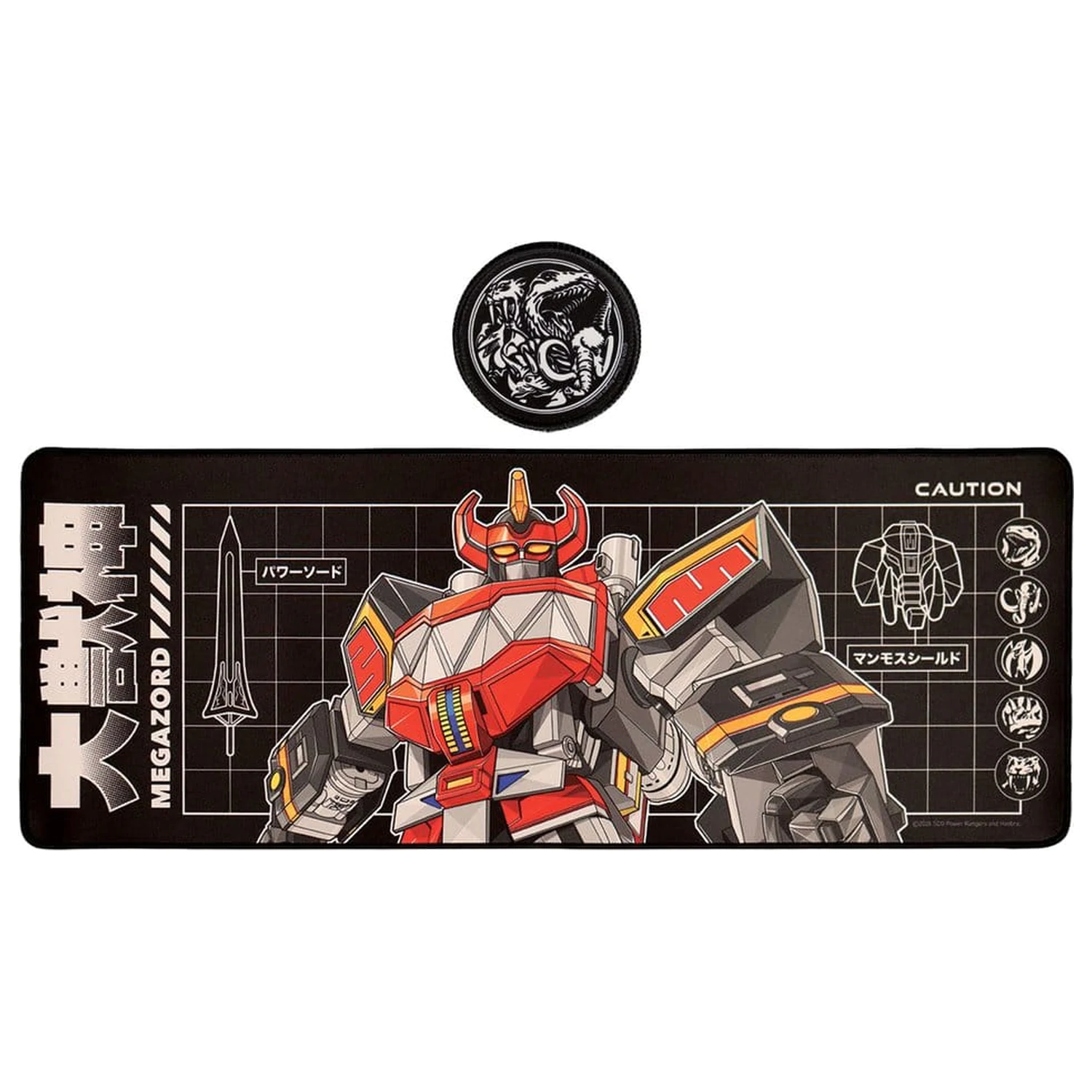 Power Rangers Desk Pad & Coaster Set product photo