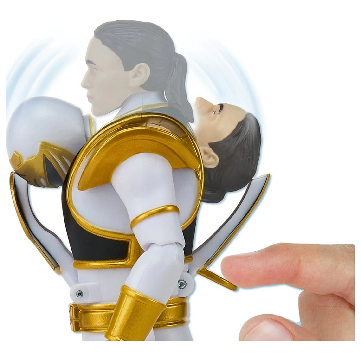 Power Rangers Auto-Morphin Action Figure White Ranger 15 cm product photo